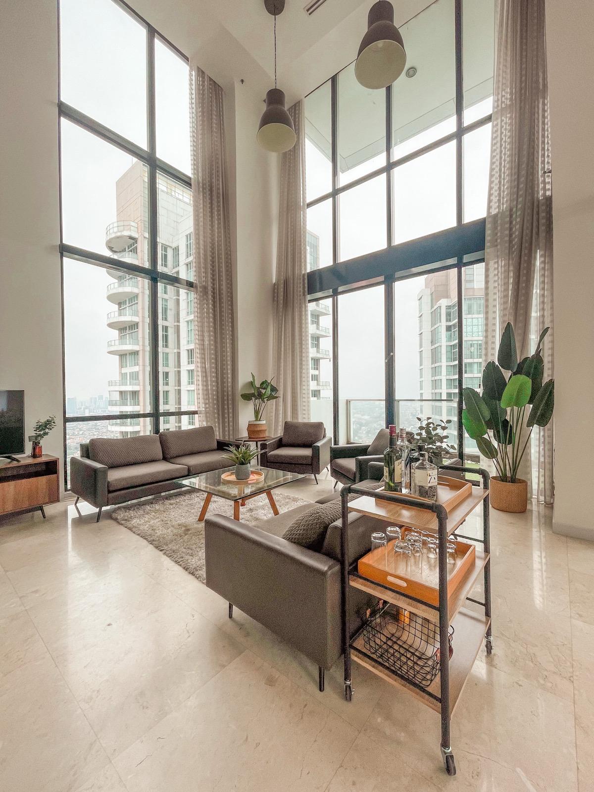 Apartemen Kemang Village, Tower Ritz, Type 3 BR, Lantai 20, Mampang Prapatan, Jakarta Selatan