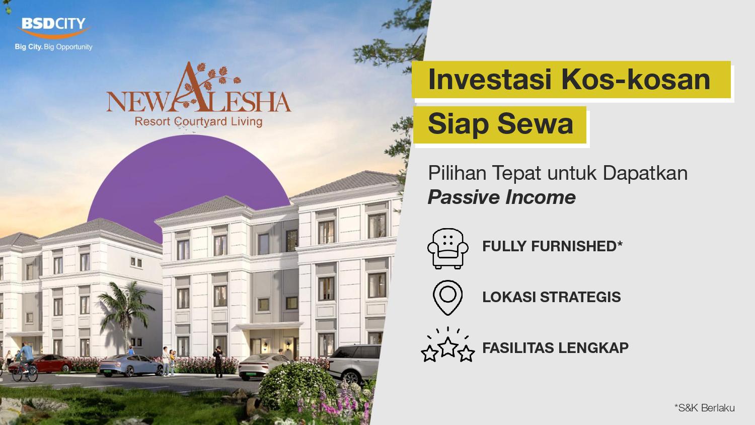 Rumah Vanya Park, Cluster New Alesha, BSD City, Tangerang